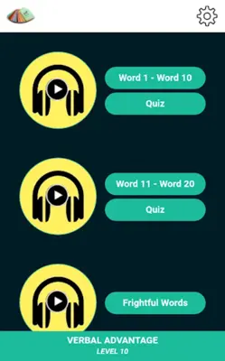 Verbal Advantage - Level 10 android App screenshot 5